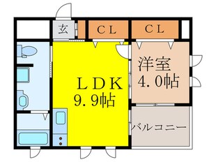 グランシャリオ千里中央の物件間取画像